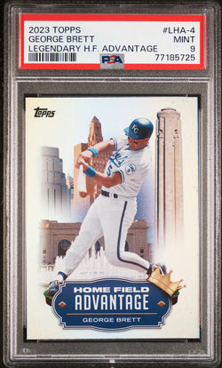 George Brett 2023 Topps Legendary Homefield Advantage PSA 9 Mint