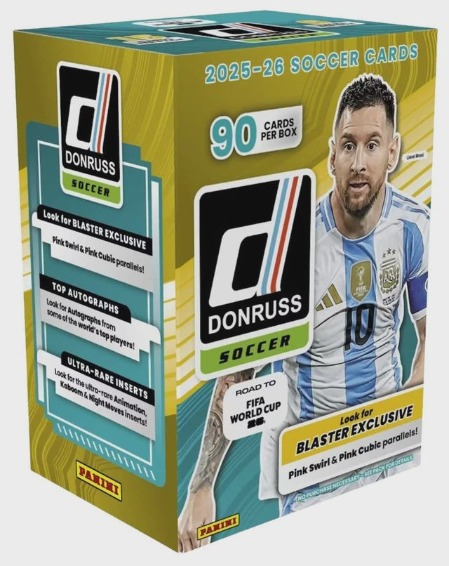 2025-26 Panini Donruss Road to FIFA World Cup Soccer Hobby Blaster Box