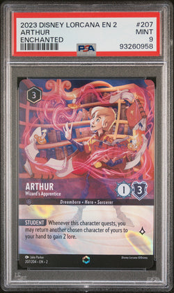 Arthur 2023 Disney Lorcana Enchanted PSA 9 Mint