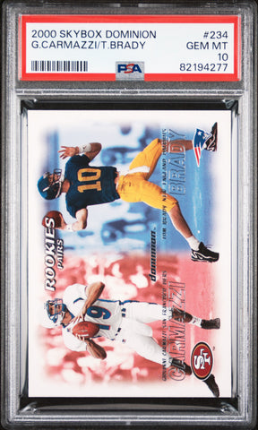 Tom Brady 2000 Skybox Dominion #234 PSA 10 Gem Mint