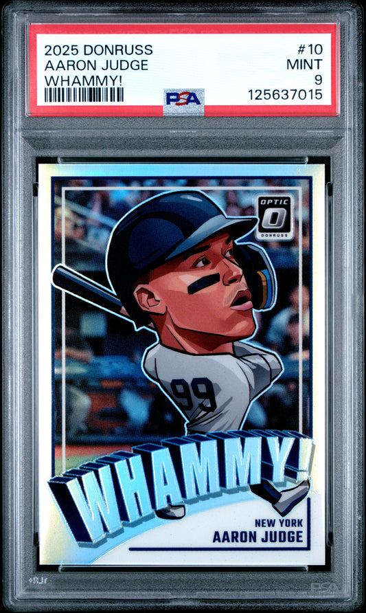 Aaron Judge 2025 Donruss Whammy! PSA 9 Mint