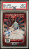 Ozzie Smith 2014 Finest Greats Red Refractor Auto #24/25 PSA 9 Auto 10