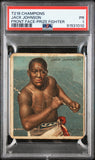 Jack Johnson 1910 T218 Champions PSA 1 Poor