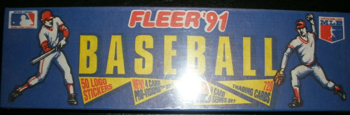 1991 Fleer Baseball Factory Set (Blue Box)