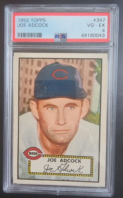 Joe Adcock 1952 Topps #347 PSA 4