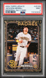 Jackson Merrill 2024 Topps Update #US169 Memorial Day Camo #4/25 PSA 9 Mint