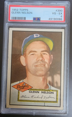 Glenn Nelson 1952 Topps #390 PSA 4