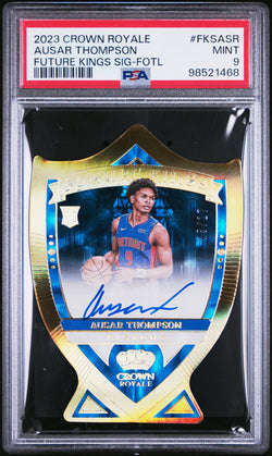 Ausar Thompson 2023 Panini Crown Royale Future Kings FOTL Auto #13/17 PSA 9 Mint