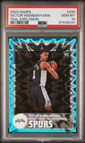 Victor Wembanyama 2023 Hoops Rookie #298 Teal Explosion PSA 10 Gem Mint