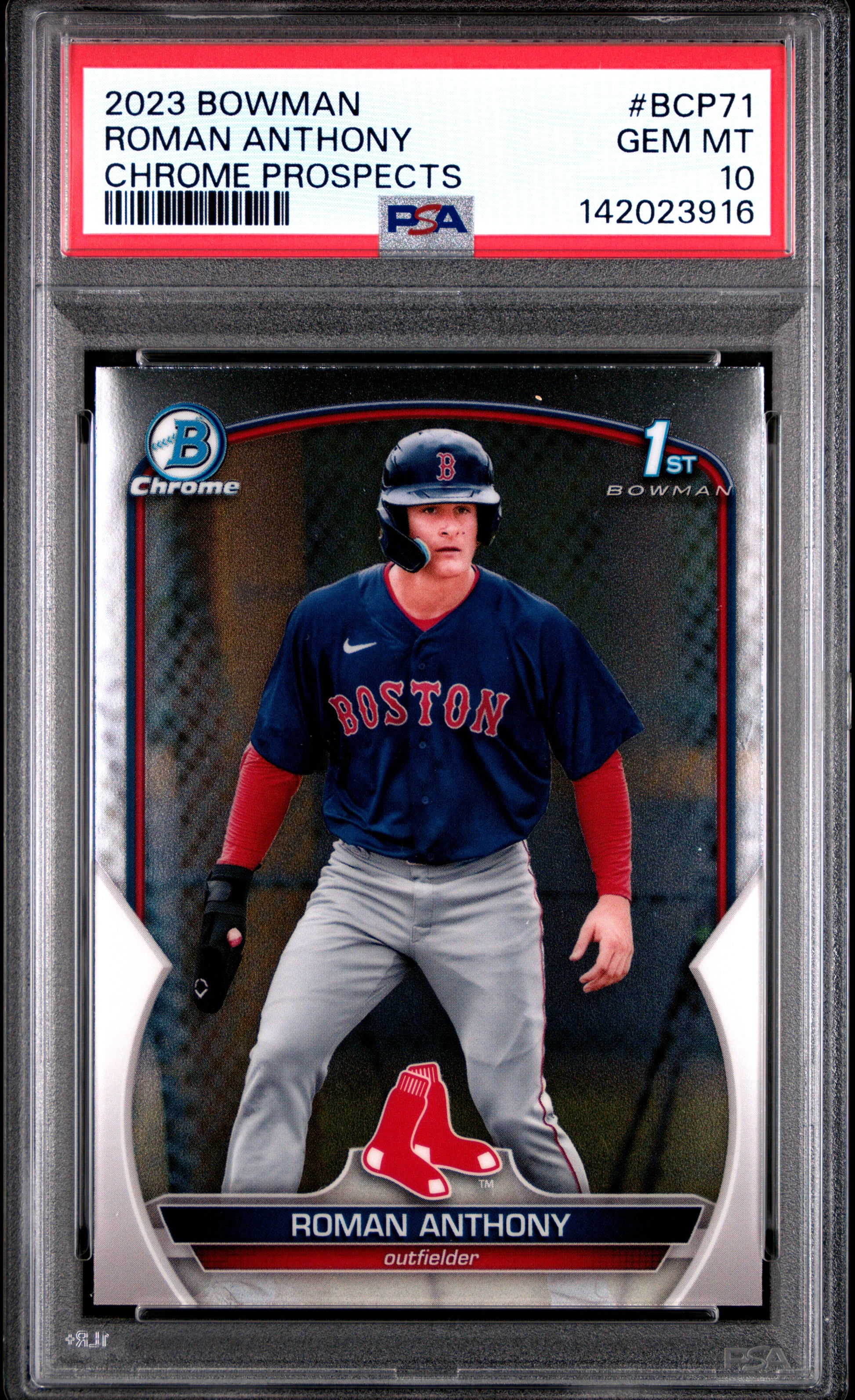 Roman Anthony 2023 Bowman Chrome #BCP71 PSA 10 Gem Mint 3916