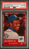 Ken Griffey Jr. 2022 Topps Chrome Platinum Anniversary Red Atomic Refractor #55/100 PSA 10 Gem Mint