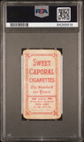 Hooks Wiltse 1909-11 T206 Sweet Caporal 350-460/30 Portrait, With Cap PSA 1.5 Fair