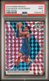 Shai Gilgeous-Alexander 2019 Panini Mosaic #133 Pink Swirl #9/11 PSA 9 Mint