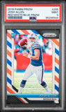 Josh Allen 2018 Panini Prizm Rookie #205 Red White Blue Prizm #205 PSA 9 Mint