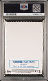 Shohei Ohtani 2018 Topps Heritage Deckle Edge #1 PSA 10 Gem Mint 8313