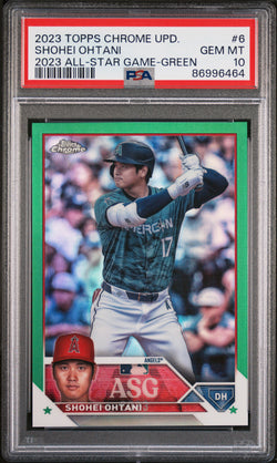 Shohei Ohtani 2023 Topps Chrome Update #6 #81/99 PSA 10 Gem Mint