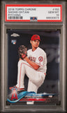 Shohei Ohtani 2018 Topps Chrome Rookie #150 PSA 10 Gem Mint 0873