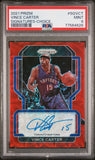 Vince Carter 2021 Panini Prizm Choice Auto PSA 9 Mint