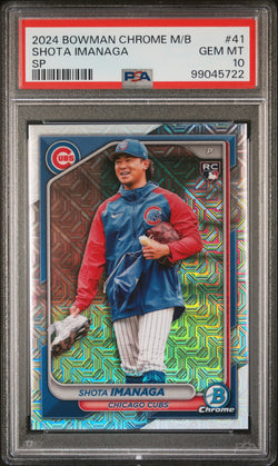 Shota Imanaga 2024 Bowman Chrome Mega Box SP PSA 10 Gem Mint