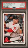 Mookie Betts 2014 Topps Update #US26 PSA 10 Gem Mint