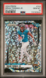 Brian Thomas Jr. 2024 Panini Prizm No Huddle RC #314 PSA 10 Gem Mint