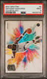 Anthony Edwards 2021 Panini Spectra Color Blast PSA 9 Mint