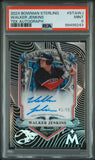 Walker Jenkins 2024 Bowman Sterling Tek Auto #43/50 PSA 9 Mint