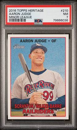 Aaron Judge 2016 Topps Heritage Minor League #210 PSA 7 Near Mint 6036