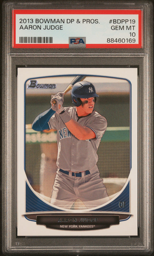Aaron Judge 2013 Bowman Draft #BDPP19 PSA 10 Gem Mint