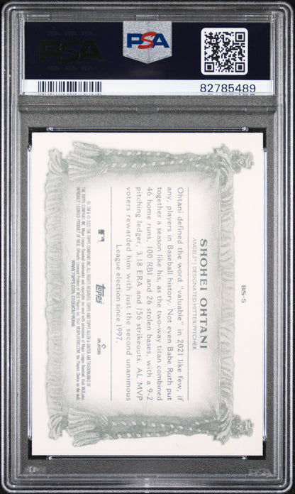 Shohei Ohtani 2022 Topps Allen and Ginter Banner Seasons PSA 10 Gem Mint