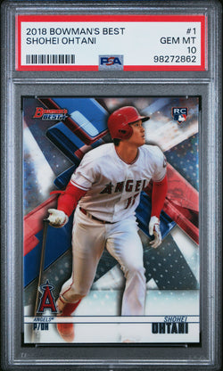 Shohei Ohtani 2018 Bowmans Best #1 Rookie PSA 10 Gem Mint 2862