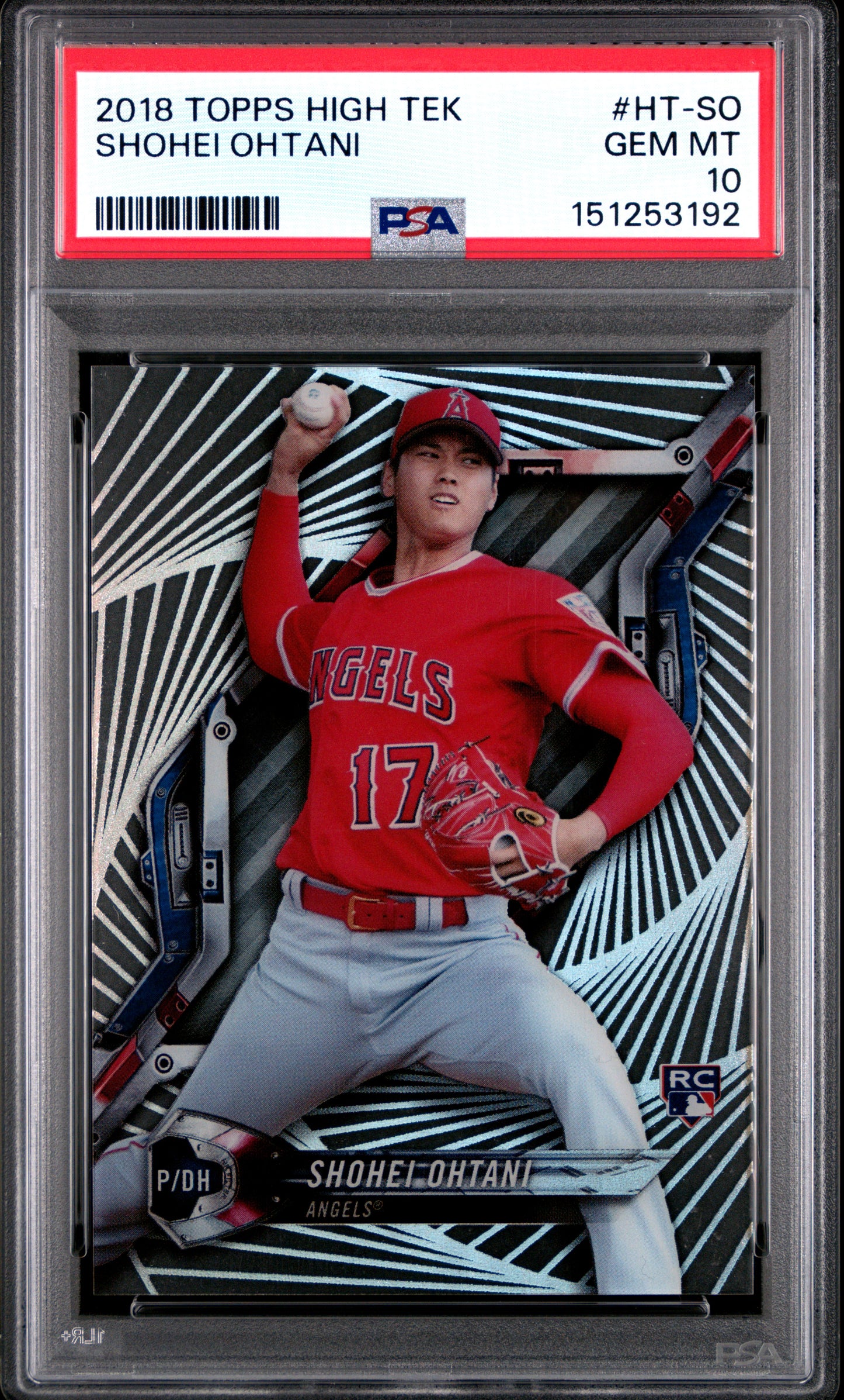 Shohei Ohtani 2018 Topps High Tek Rookie #HT-SO PSA 10 Gem Mint
