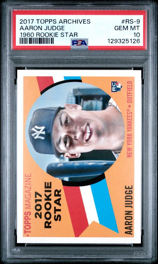 Aaron Judge 2017 Topps Archives Rookie #RS-9 PSA 10 Gem Mint
