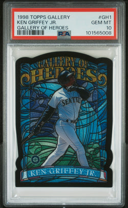 Ken Griffey Jr. 1998 Topps Gallery of Heroes #GH1 PSA 10 Gem Mint