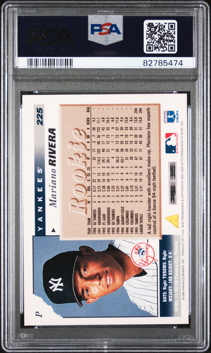 Mariano Rivera 1996 Score Rookie #225 PSA 10 Gem Mint