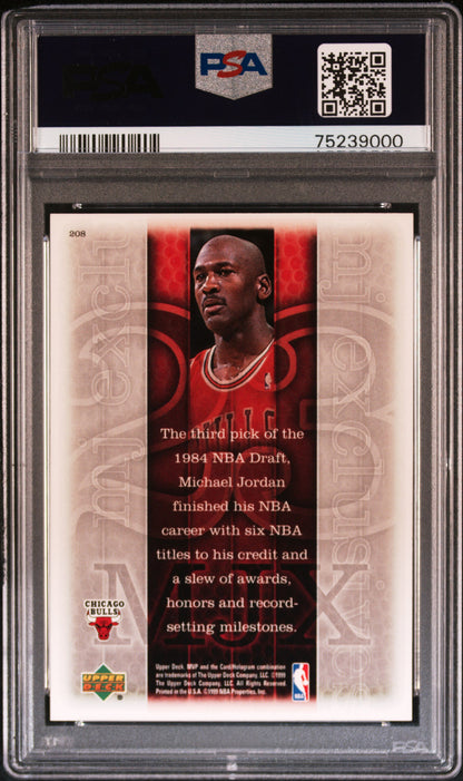 Michael Jordan 1999 Upper Deck MVP #208 PSA 10 Gem Mint