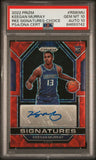 Keegan Murray 2022 Panini Prizm Choice Rookie Auto PSA 10 Auto 10