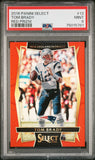 Tom Brady 2016 Panini Select #13 Red Prizm #84/99 PSA 9 Mint