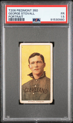 George Stovall 1909-11 T206 Piedmont 350 PSA 1.5 Fair