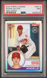 Shohei Ohtani 2018 Topps Chrome 1983 Topps #83T-6 PSA 9 Mint 8759