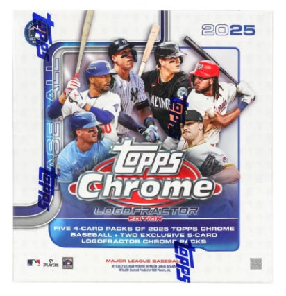 2025 Topps Chrome Baseball Logofractor Edition Hobby Box