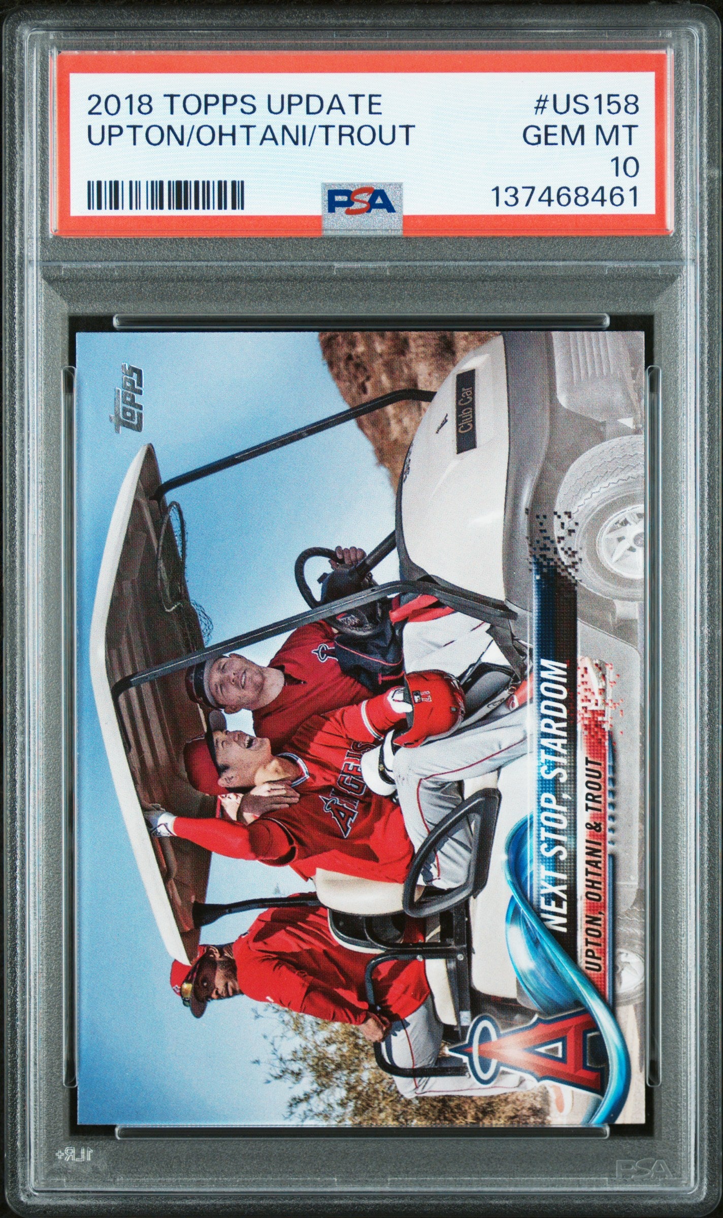 Shohei Ohtani + Mike Trout 2018 Topps Update #US158 PSA 10 Gem Mint 8461