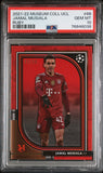 Jamal Musiala 2021 Museum Collection Champions League Ruby #22/25 PSA 10 Gem Mint