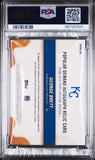 George Brett 2024 Topps Pristine Popular Demand Relic Auto #2/25 PSA 9 Mint