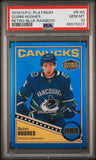 Quinn Hughes 2019 Upper Deck OPC Platinum Retro Blue #40/149 PSA 10 Gem Mint