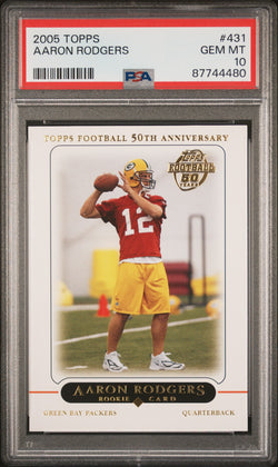 Aaron Rodgers 2005 Topps Rookie #431 PSA 10 Gem Mint 4480