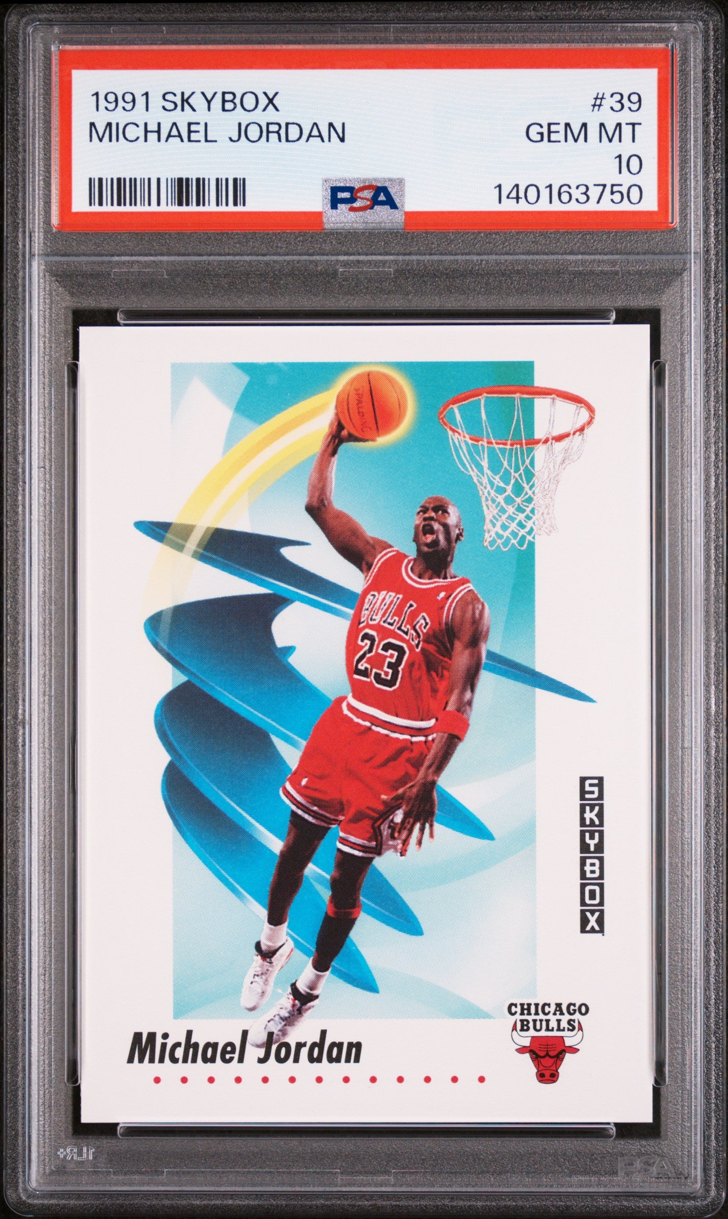 Michael Jordan 1991 Skybox #39 PSA 10 Gem Mint 3750