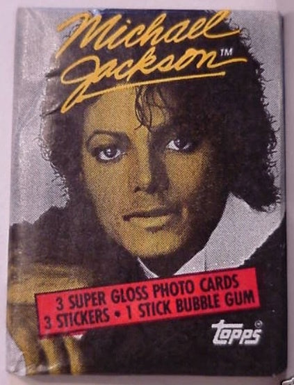 1984 Topps Michael Jackson Wax Pack