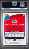 Shai Gilgeous-Alexander 2018 Donruss RC #162 PSA 10 Gem Mint