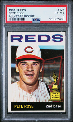 Pete Rose 1964 Topps #125 PSA 6 Ex-Mint